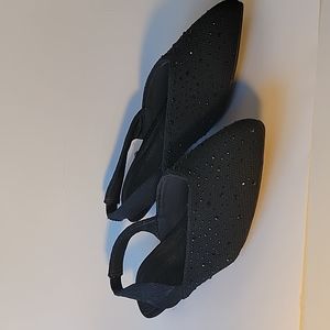 Anne Klein, flat ballet sling back, size 8.5